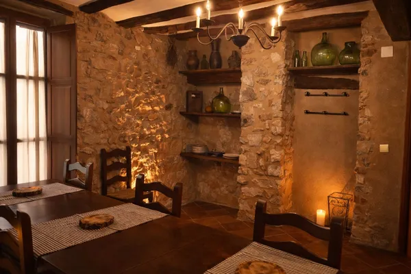 Cocina y Fuego a tierra